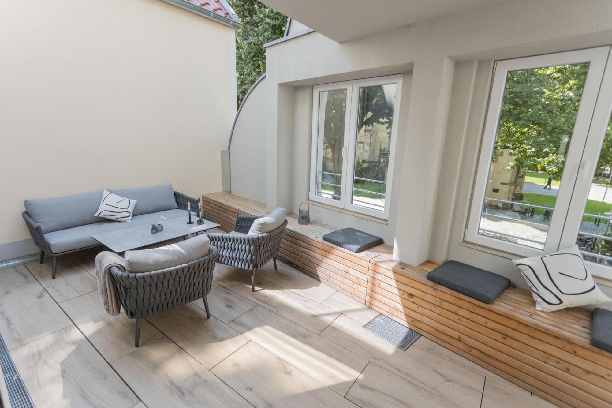 Stilvolles City-Apartment Glocke Ludinghausen Exteriör bild